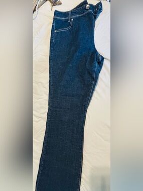 Y2K Style & Co Dark Wash Rhinestone Bootcut Jeans